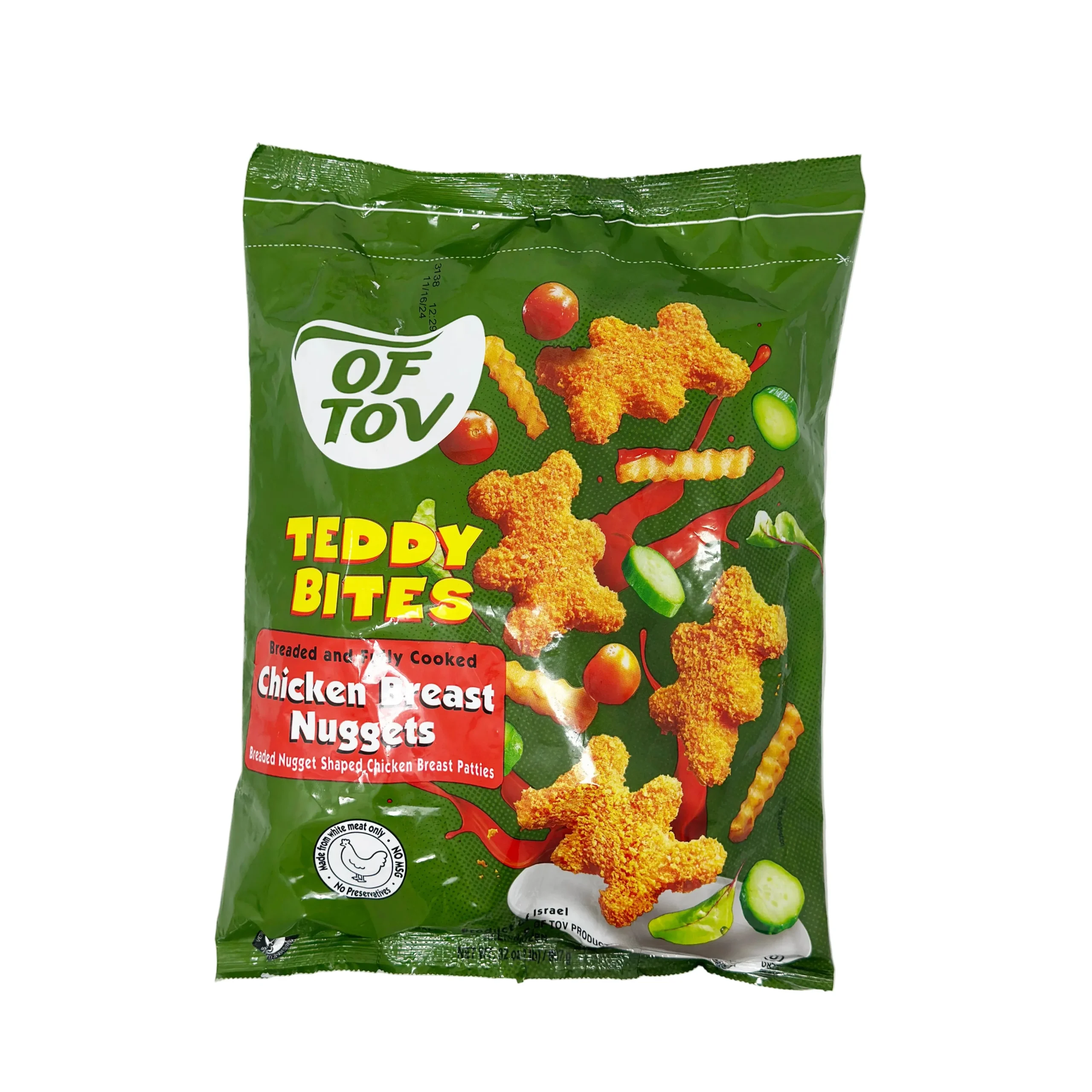Miami Kosher Food - Of Tov Teddy Bites Chicken Breast Nuggets - miamikosherfood.com