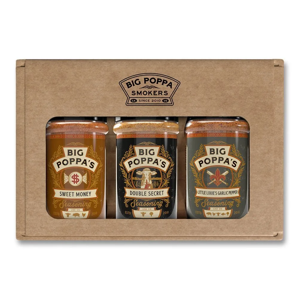 Big Poppa Smokers - Big Poppa's Signature BBQ Rub Trio