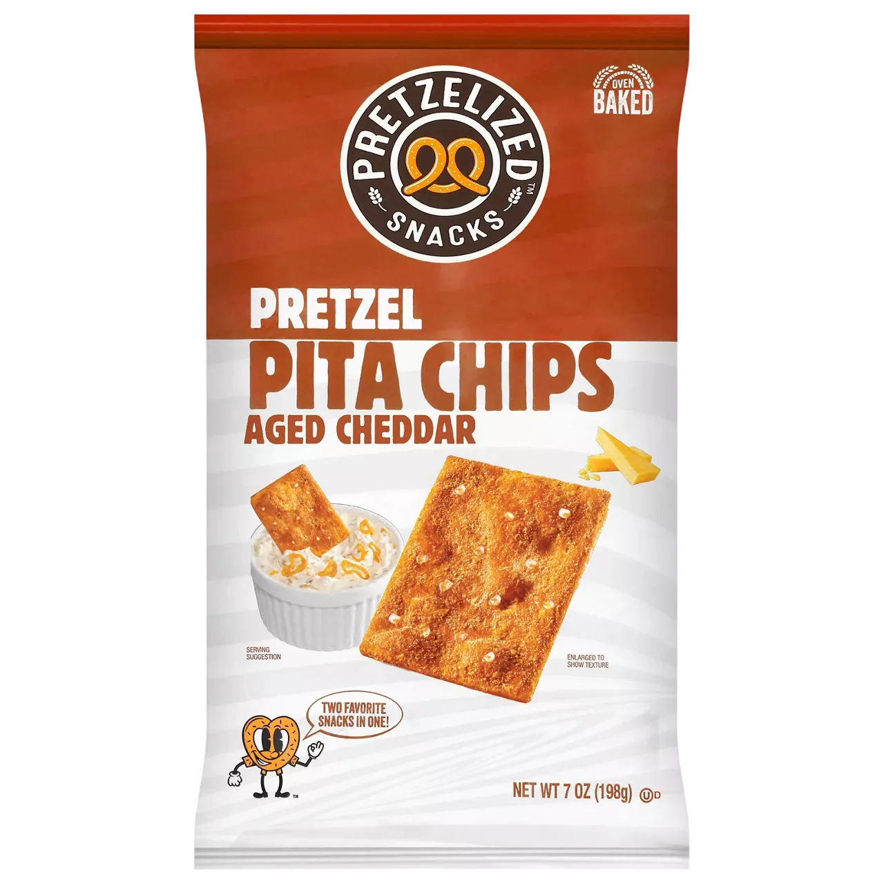 Martie - Aged Cheddar Pretzel Pita Chips