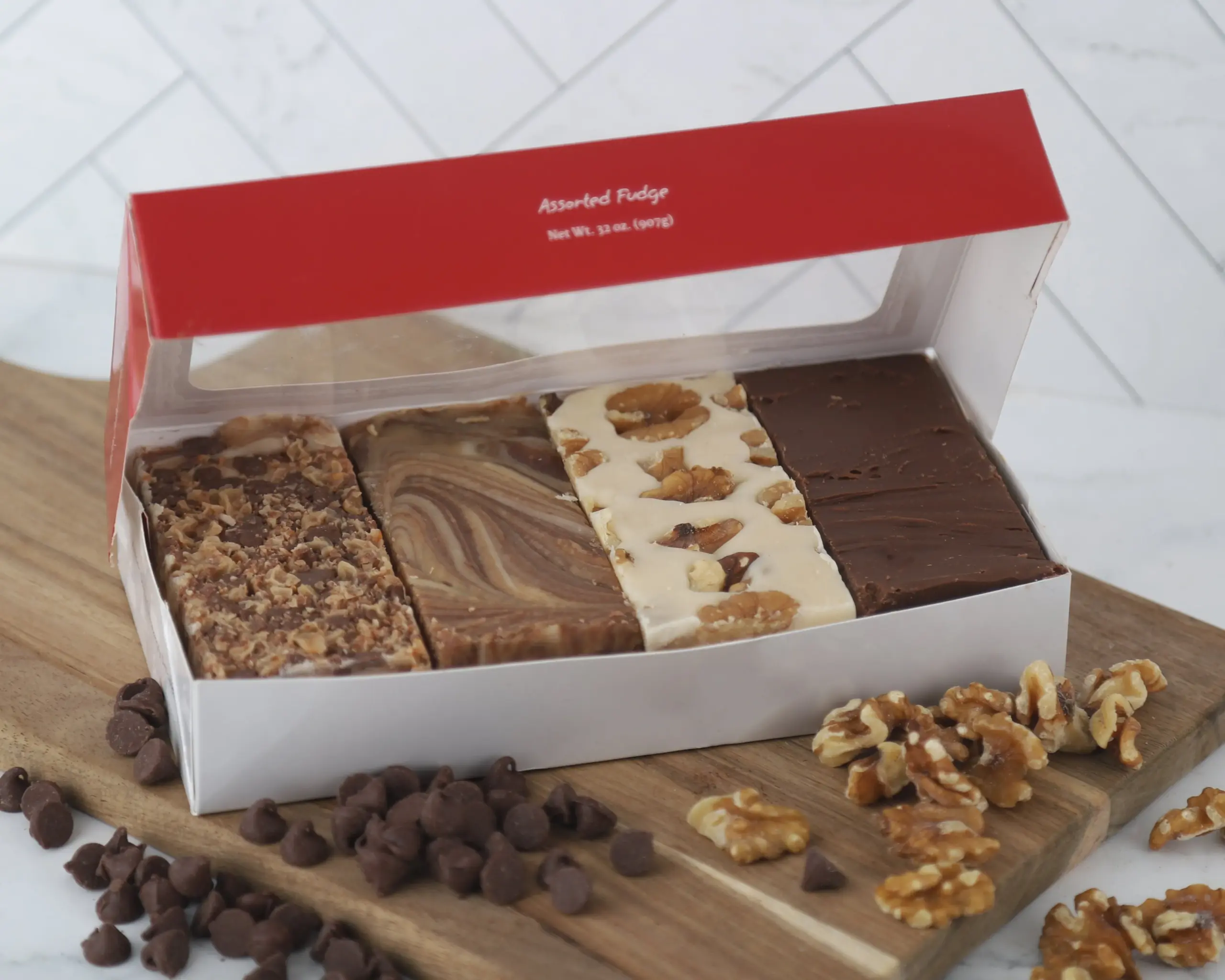 Uncle Butch's Fudge - Fudge Gift Variety Box, 4 piece