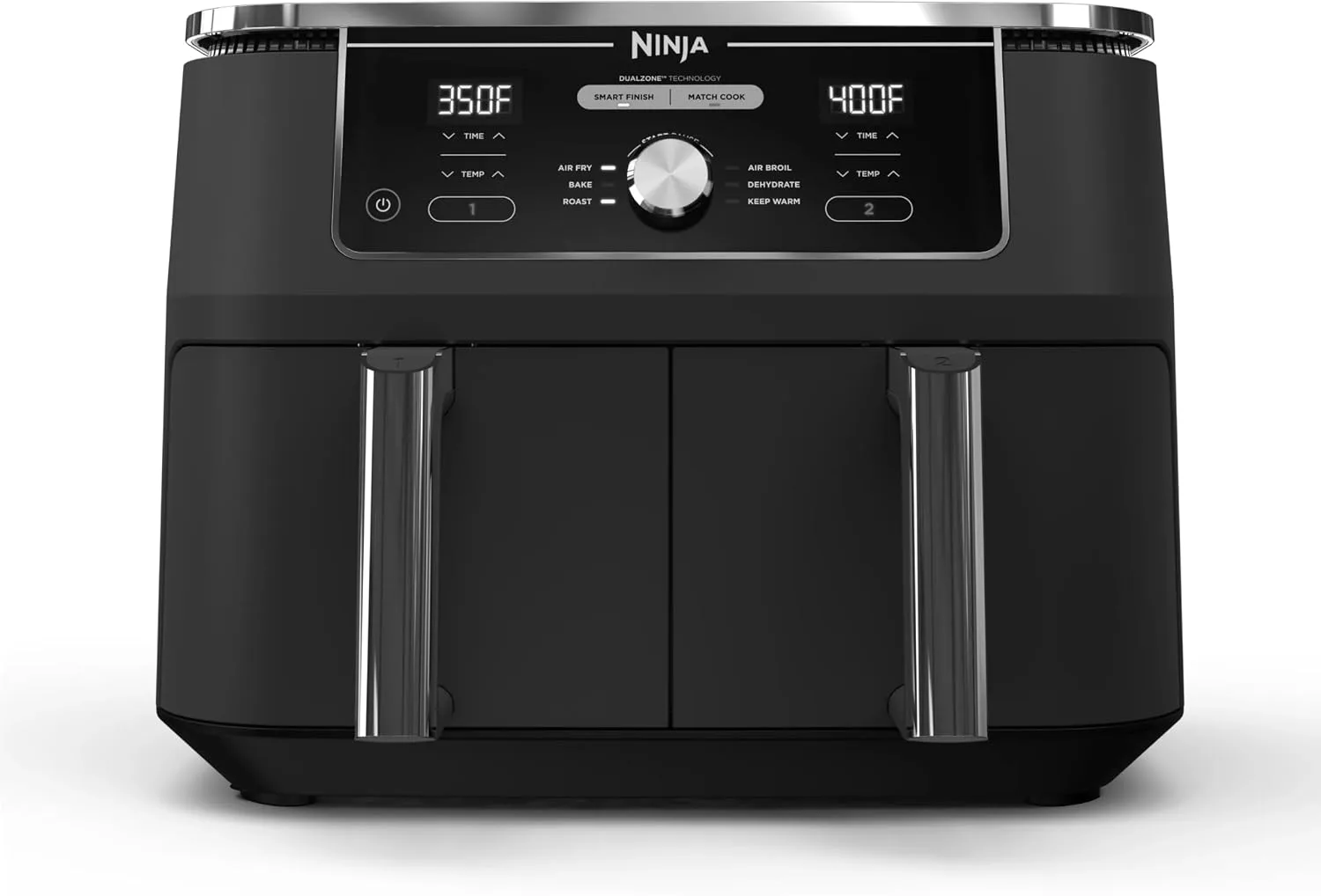 Basket, DualZone, and Glass Ninja Air Fryers Compared by Capacity