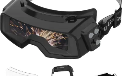 Auto Darkening Welding Goggles for Compact Spaces and Mobile Fabrication