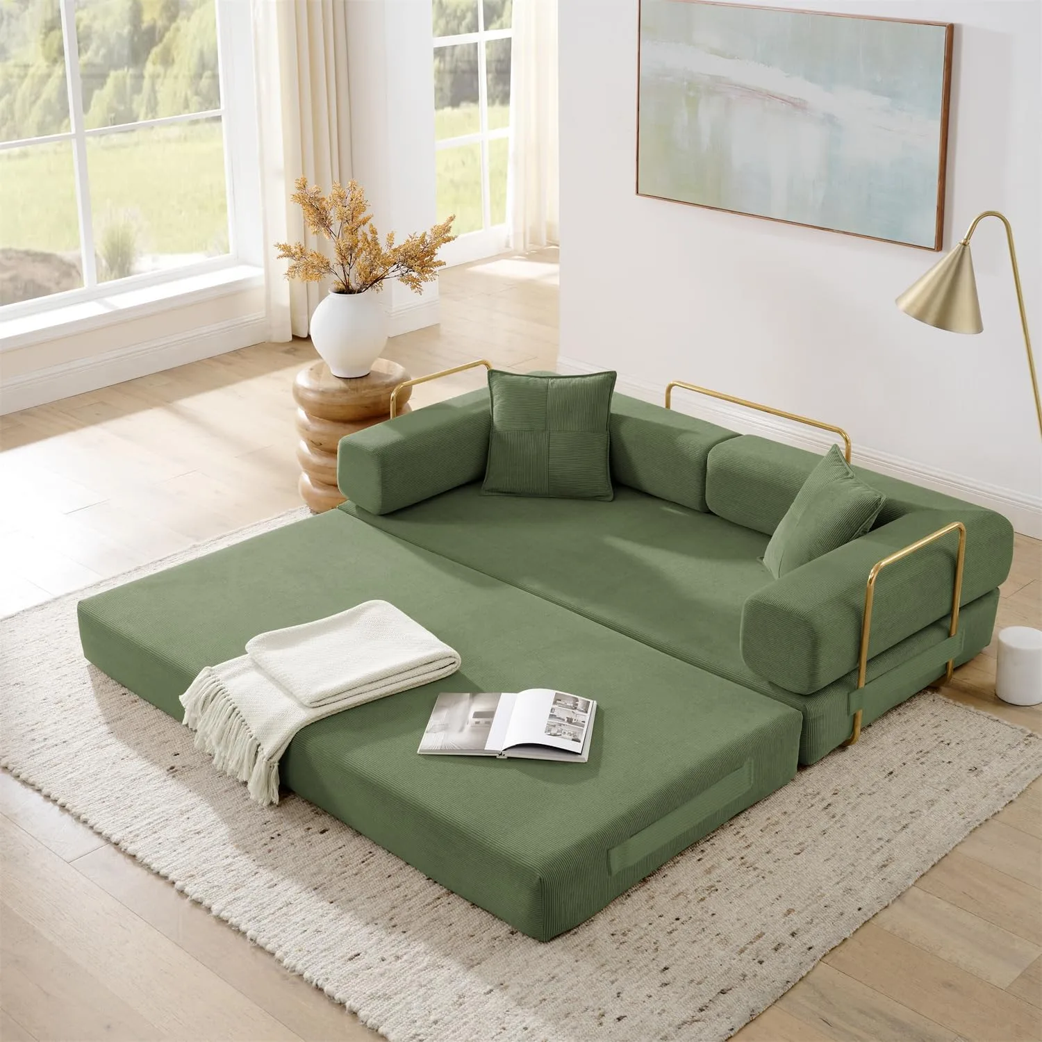 Fold Out Couches Ranked by Frame Type, Foam, and Fabric