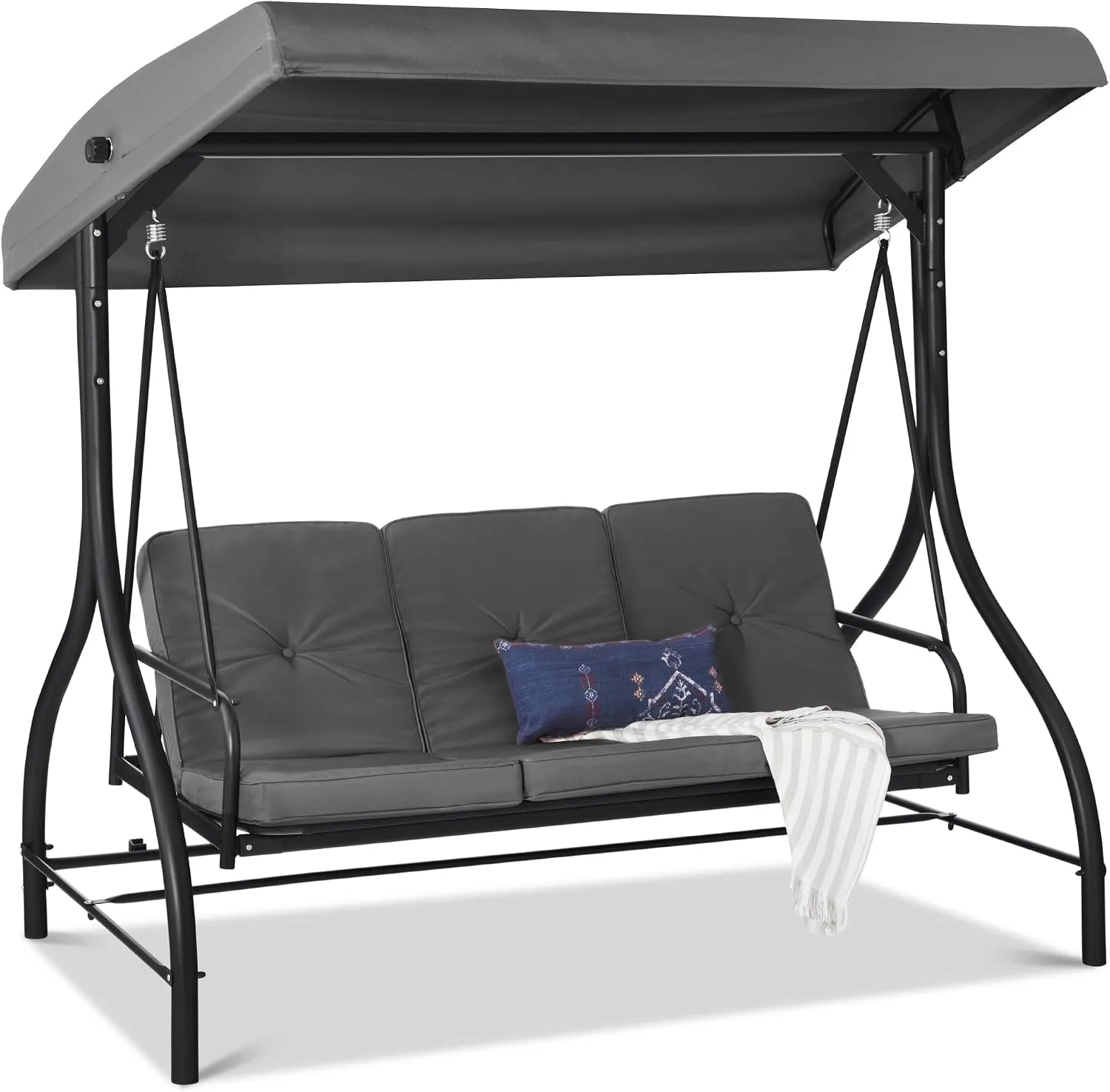 Outdoor Swings with Canopies Ranked by Comfort, Build, and Weather Resistance
