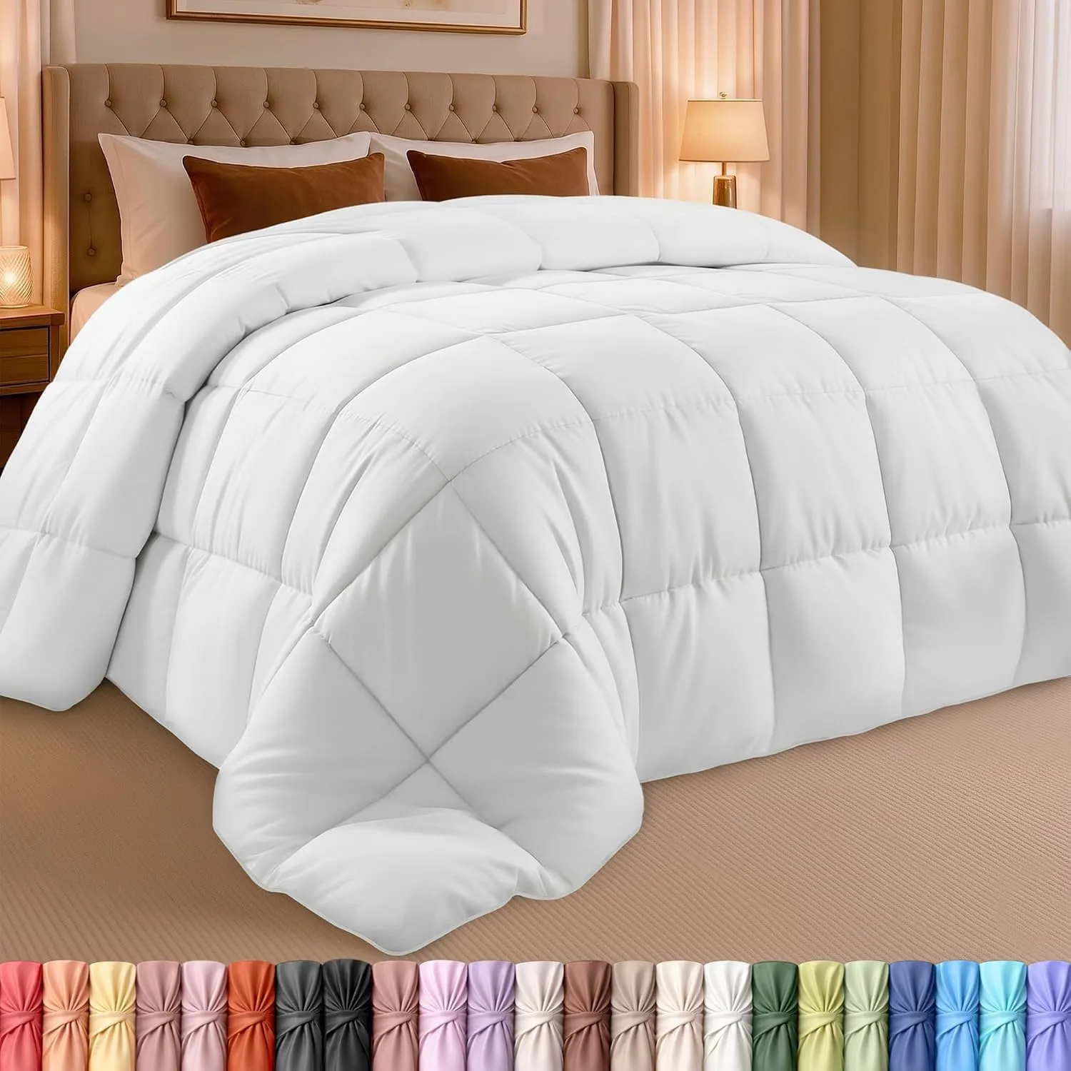 All Weather Down Comforters Ranked by Loft, Warmth, and Breathability
