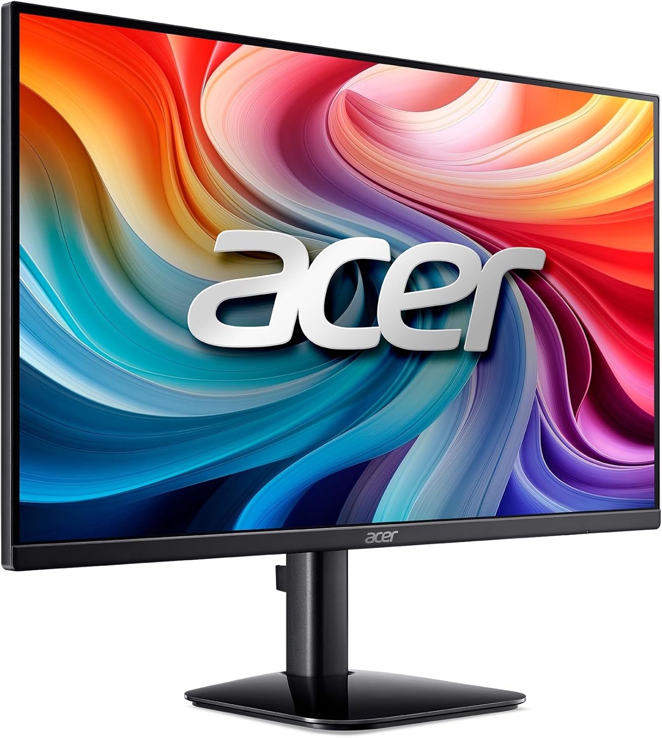 Acer KB272 27-inch IPS gaming monitor front view with a colorful abstract screen