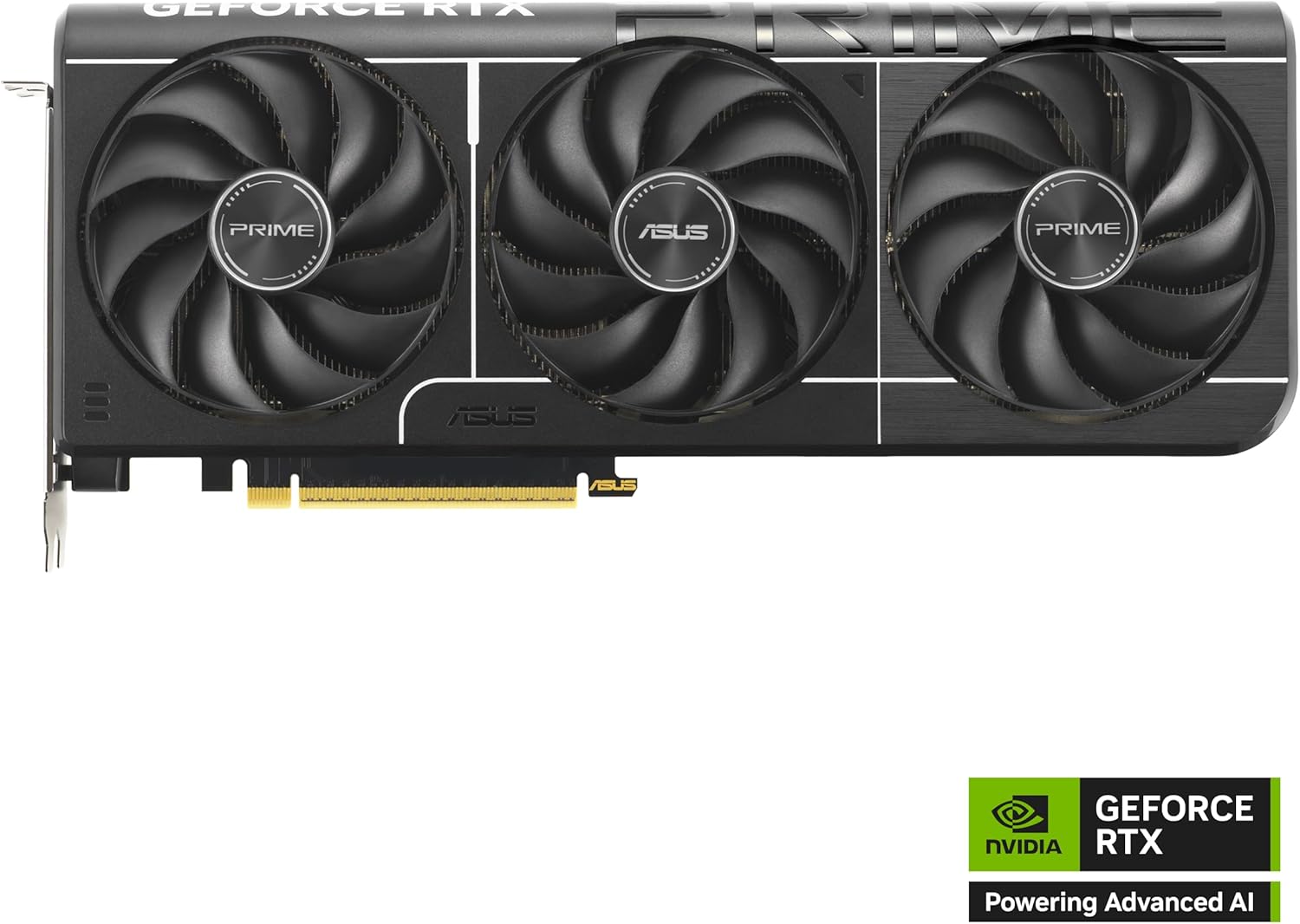 ASUS Prime GeForce RTX 5070 compact black triple-fan graphics card