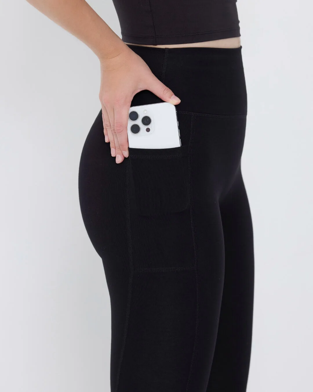 Lete Active - BambooSculpt leggings with pockets in organic bamboo fabric