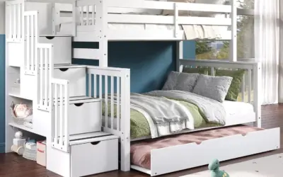 Twin Over Full Bunk Beds with Stairs Ranked for Storage, Safety, and Space Efficiency