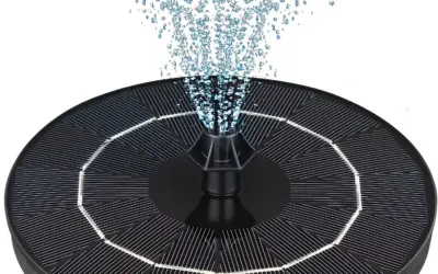 Solar Powered Fountain Pumps Ranked by Wattage, Battery, and Flow Control
