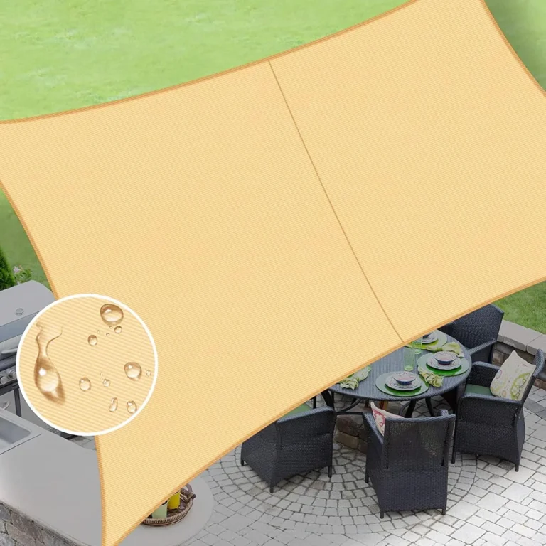Rain Shelter or Cool Airflow: Shade Sails Sorted by Fabric