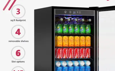 Under Counter Beverage Fridges Ranked by Storage, Cooling, and Ventilation