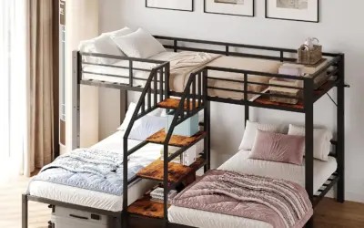 Stairway Bunk Beds Ranked by Stability, Storage, and Safety