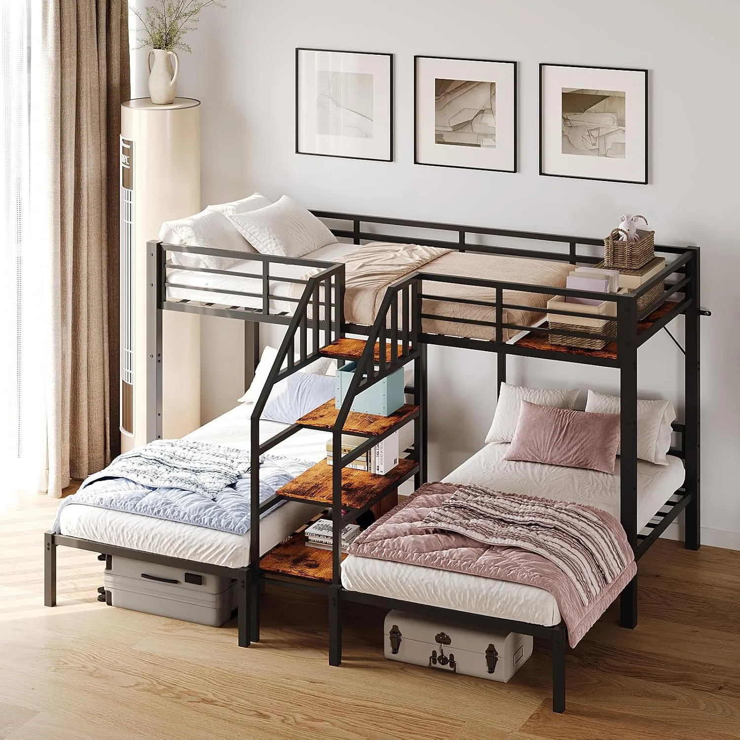 Stairway Bunk Beds Ranked by Stability, Storage, and Safety