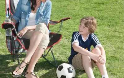 Camp Chairs with Canopies for Sideline Comfort at Summer Tournaments