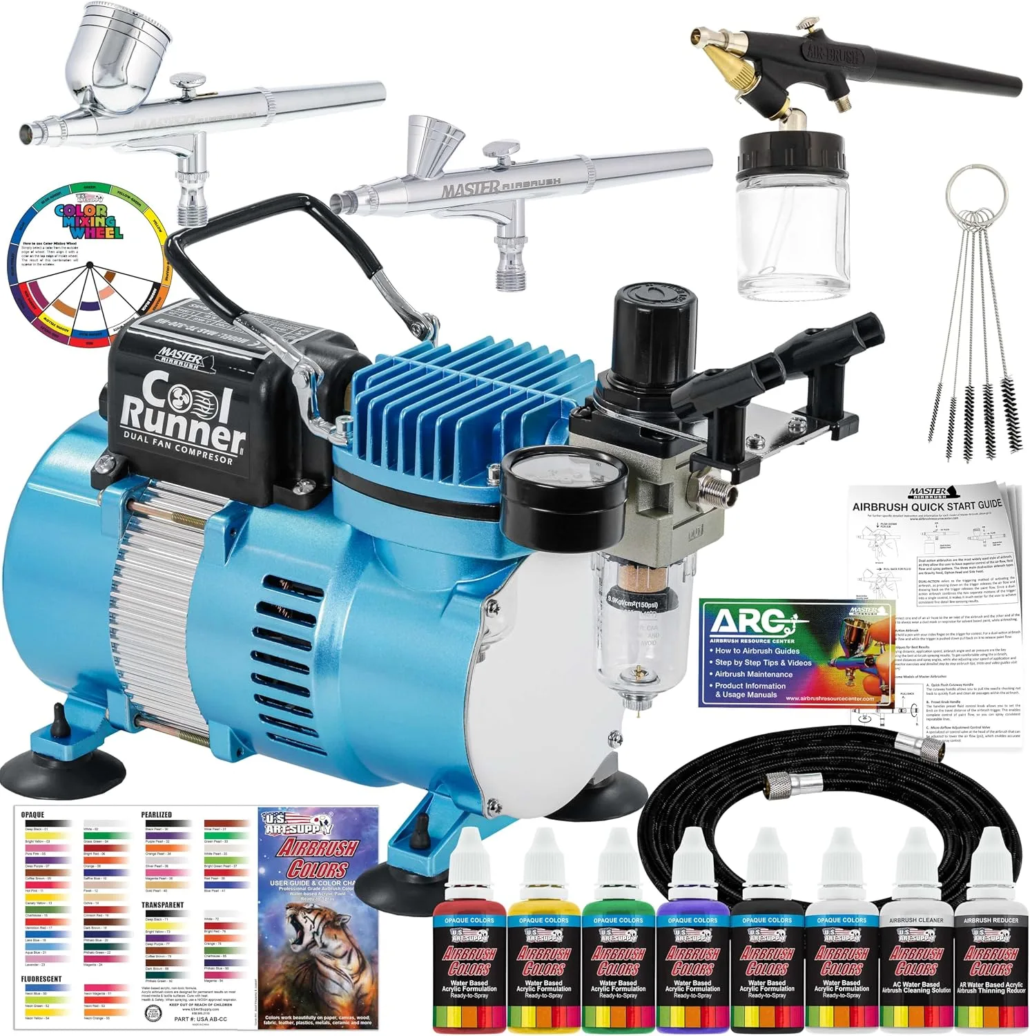 Smooth Lines, Not Sputter: Airbrush Kits for New Painters