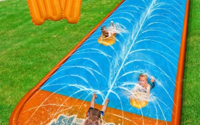 Backyard Water Slides Judged on Safety Before Splash