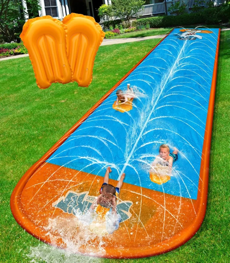 Backyard Water Slides Judged on Safety Before Splash