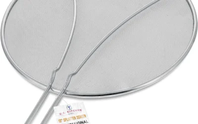 Clean Stovetop, Crispy Bacon: Screens That Catch the Oil