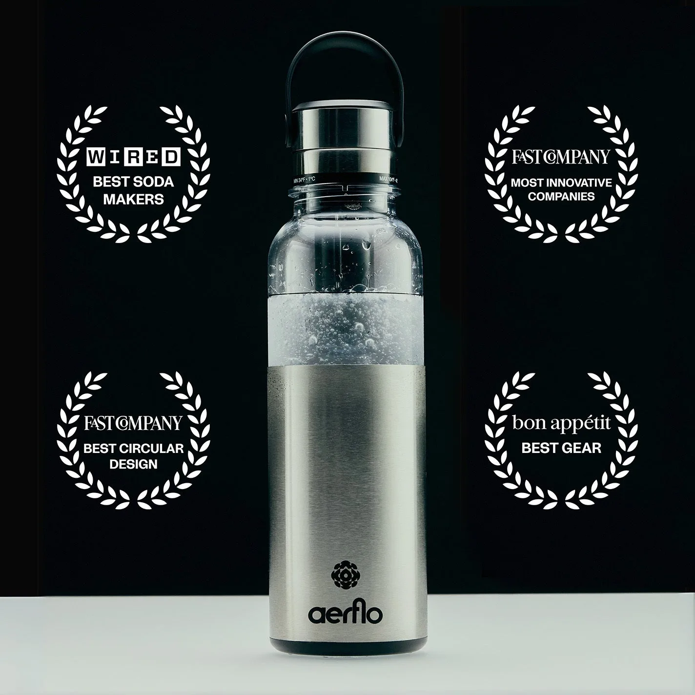 Aerflo - Aerflo Aer1 portable sparkling water maker