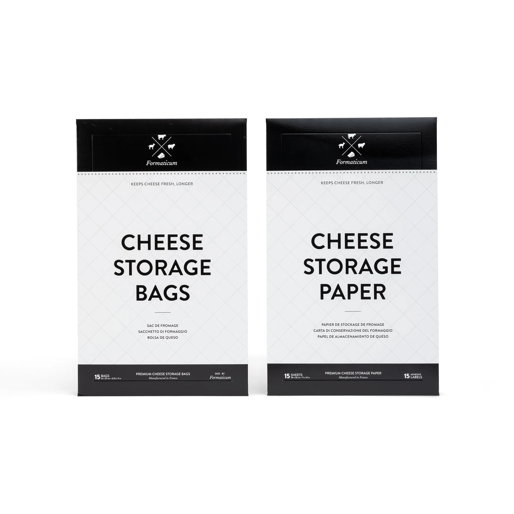 Formaticum - Cheese Storage Bags and Paper Bundle