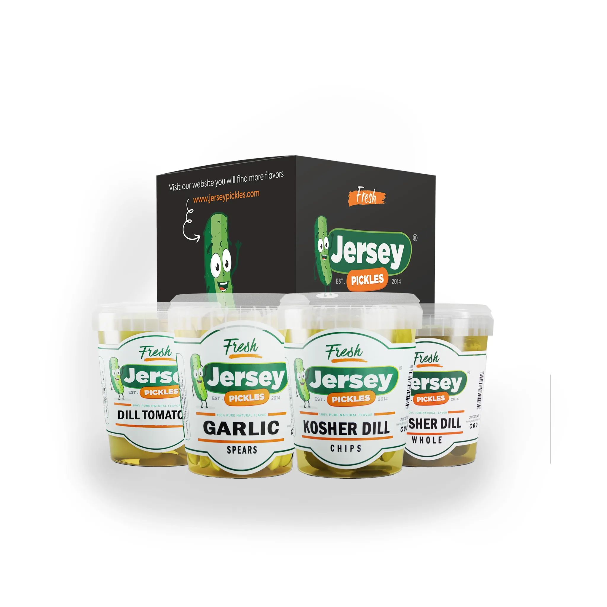 Jersey Pickles - The Dill Pack (4 Jars)