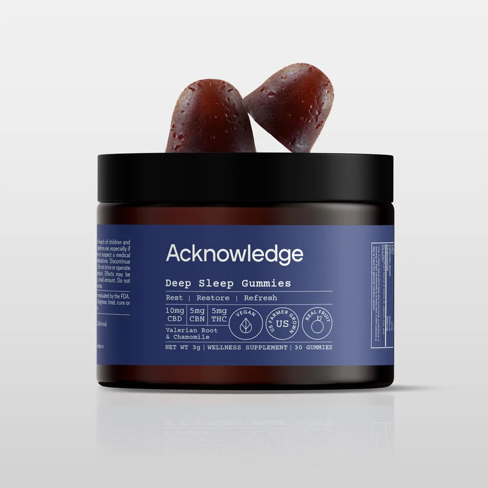 Acknowledge - Acknowledge CBD Deep Sleep Gummies