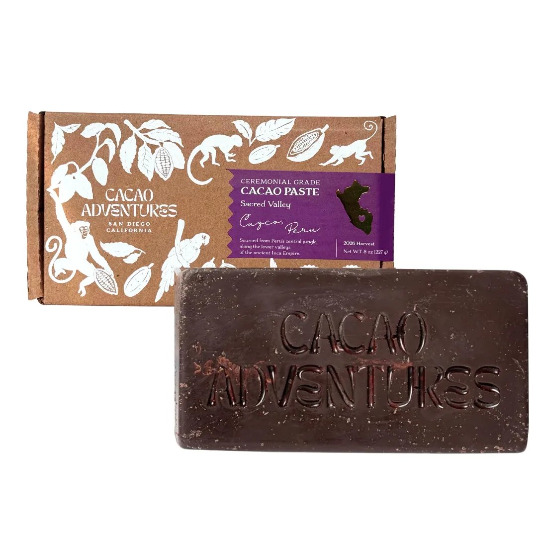 Cacao Adventures - Sacred Valley Ceremonial Cacao Block