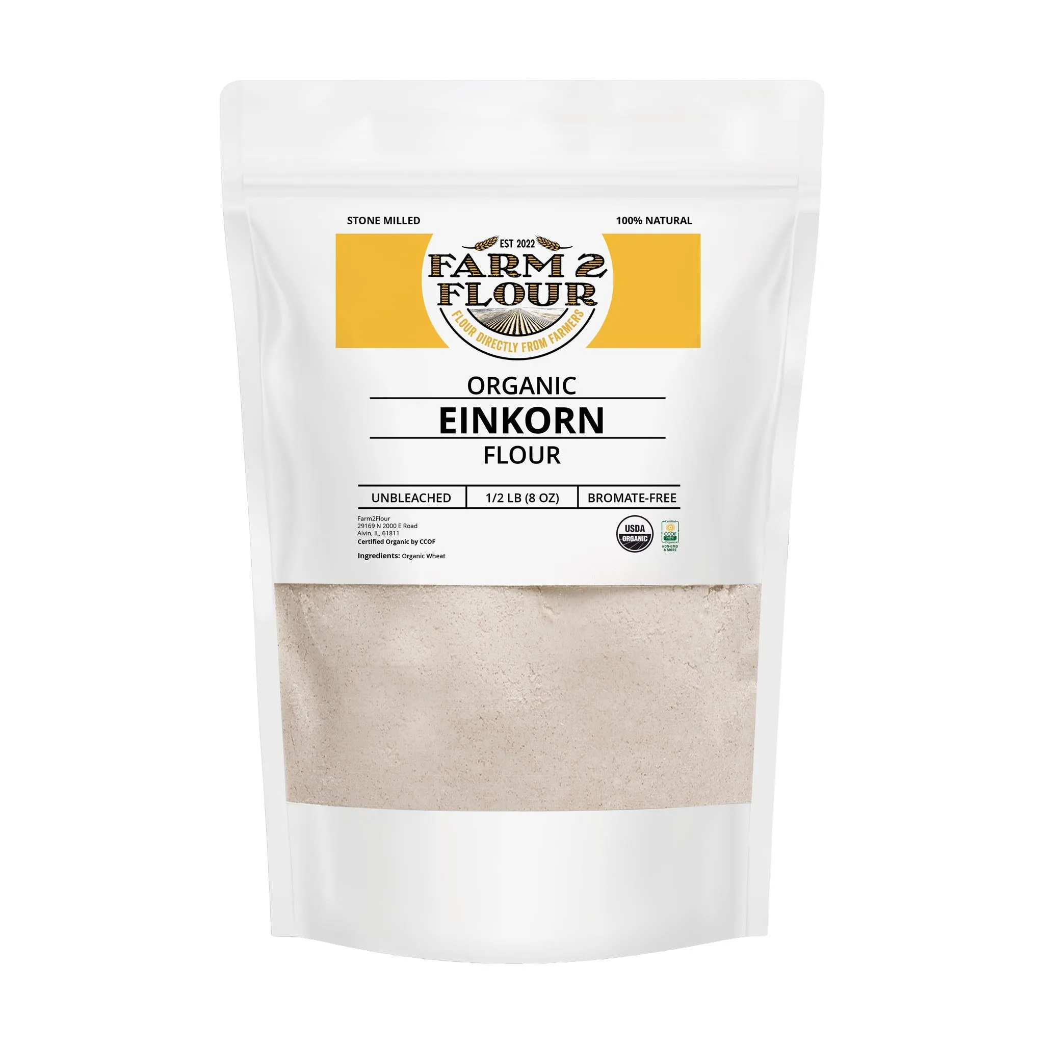 Farm2Flour - Organic Einkorn Flour