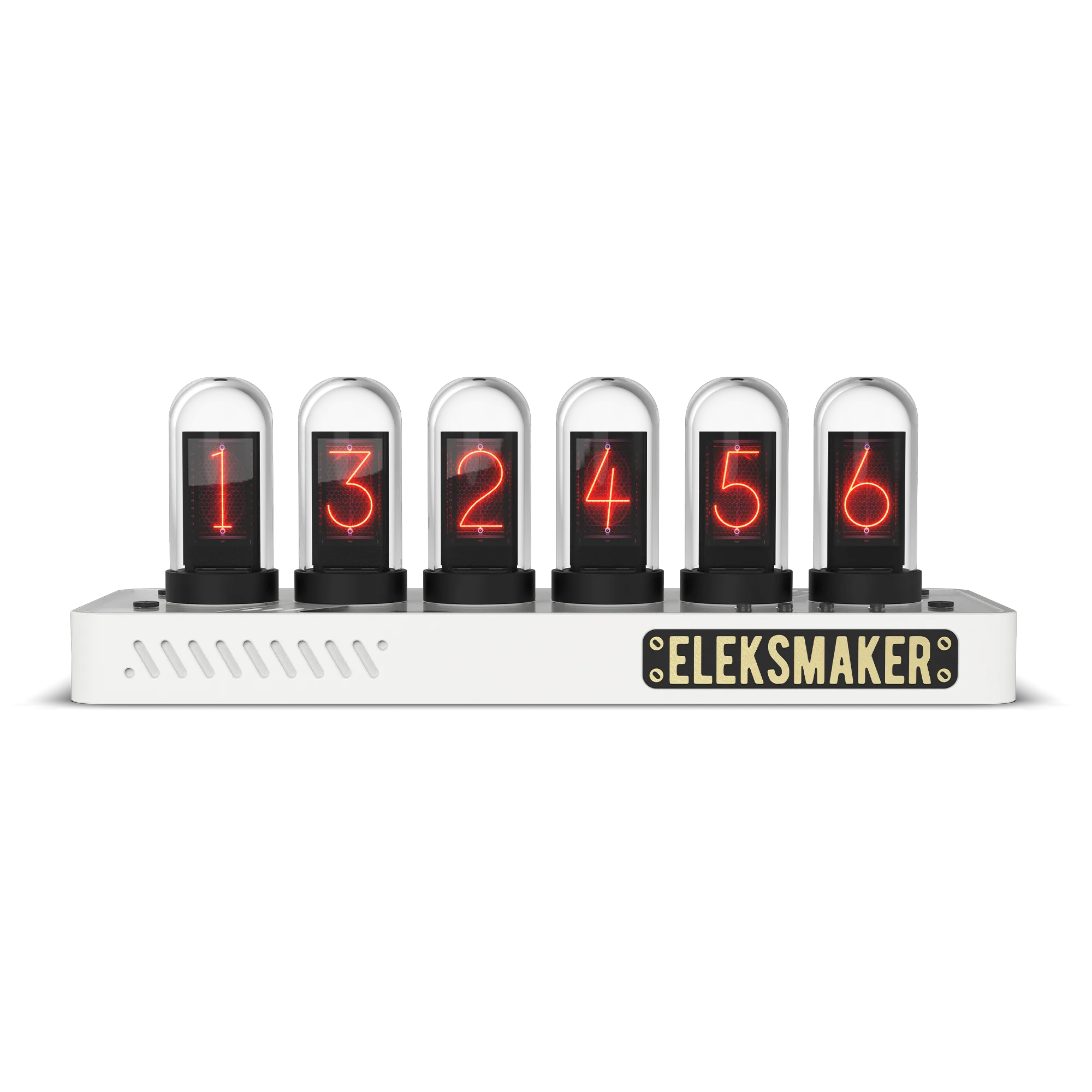 EleksMaker - EleksTube IPS PR3 Just White Edition clock