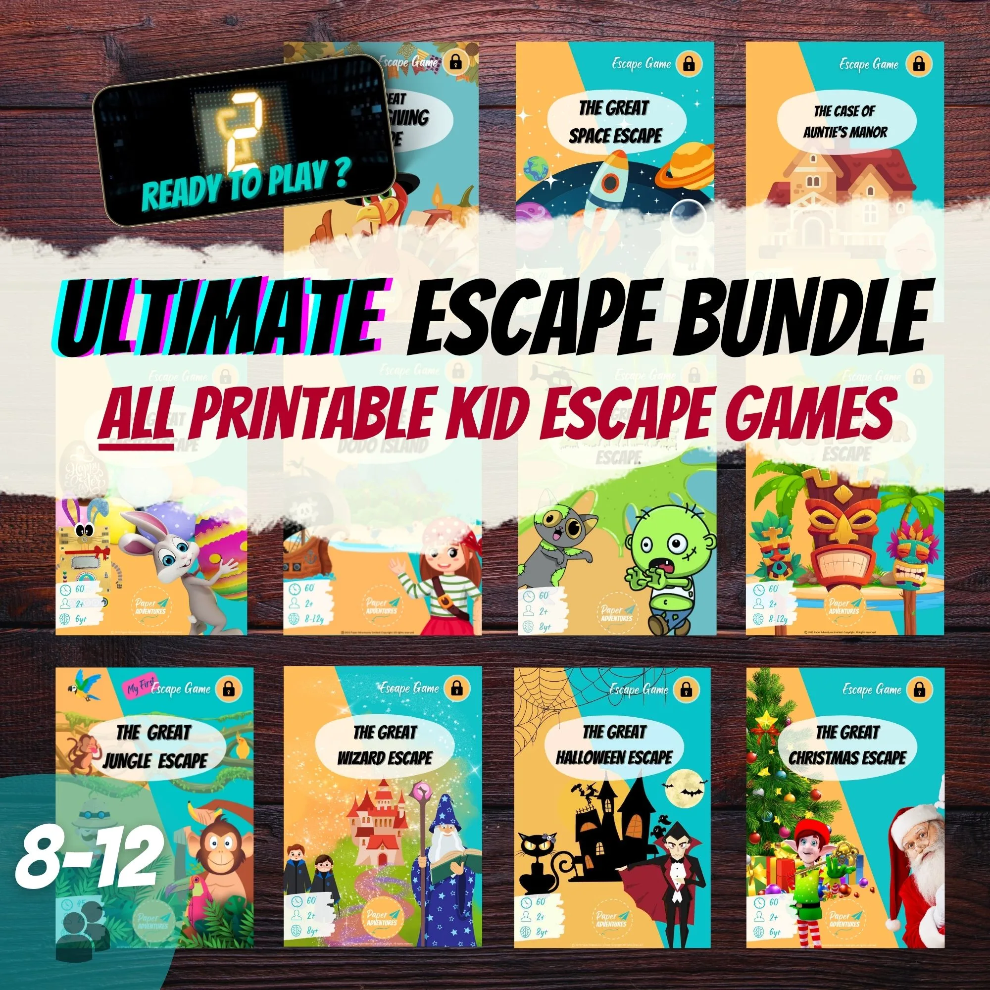 Paper Adventures - ULTIMATE Escape Bundle