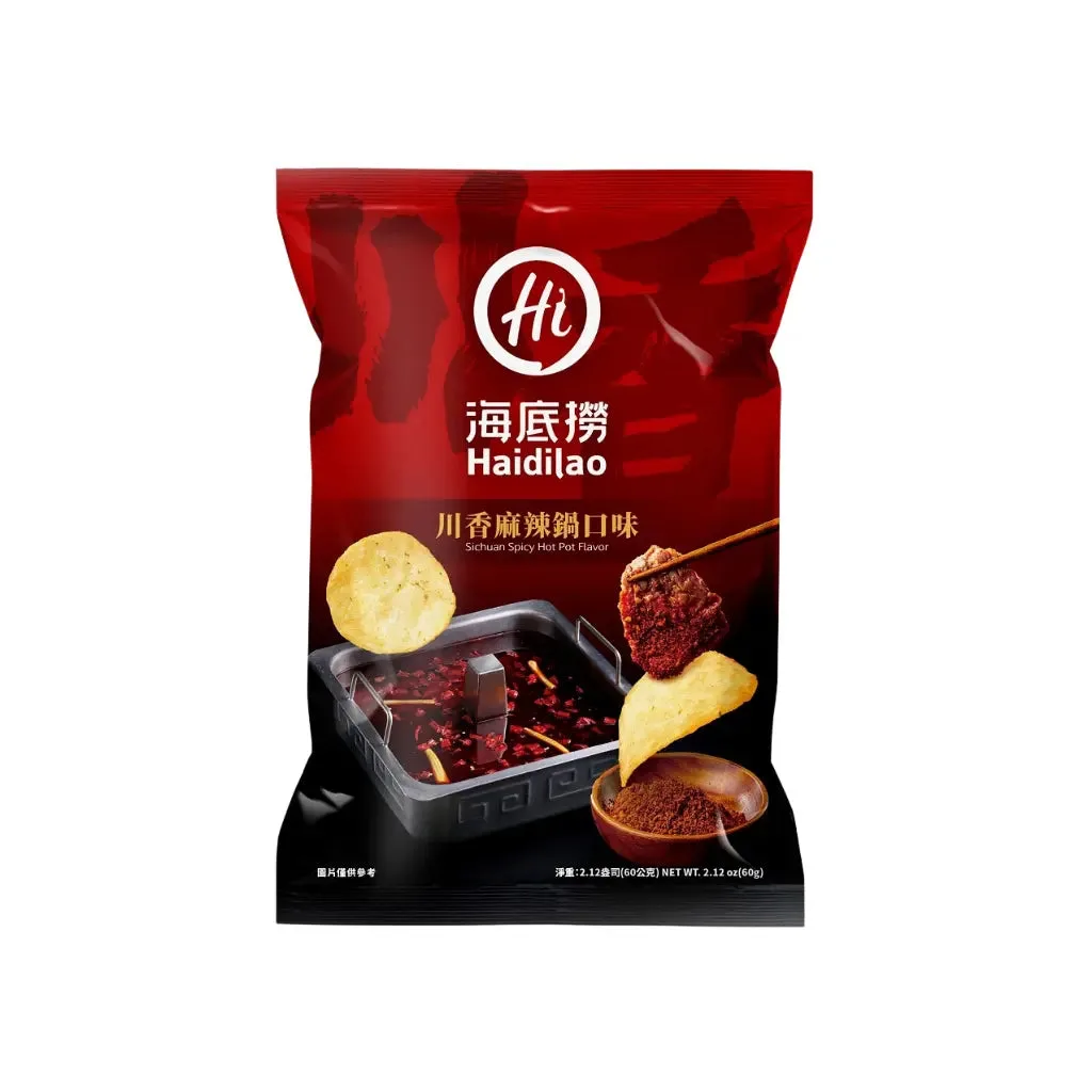 Exotic Snacks Company - HaiDiLao Sichuan Spicy Hot Pot Flavor Potato Chips