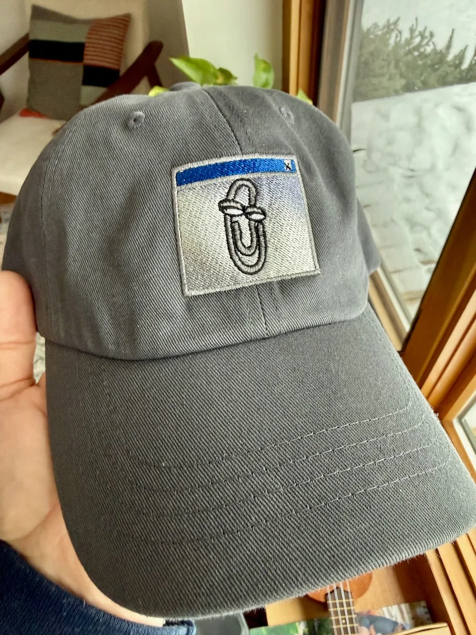 Abandonware Clippy retro embroidered hat