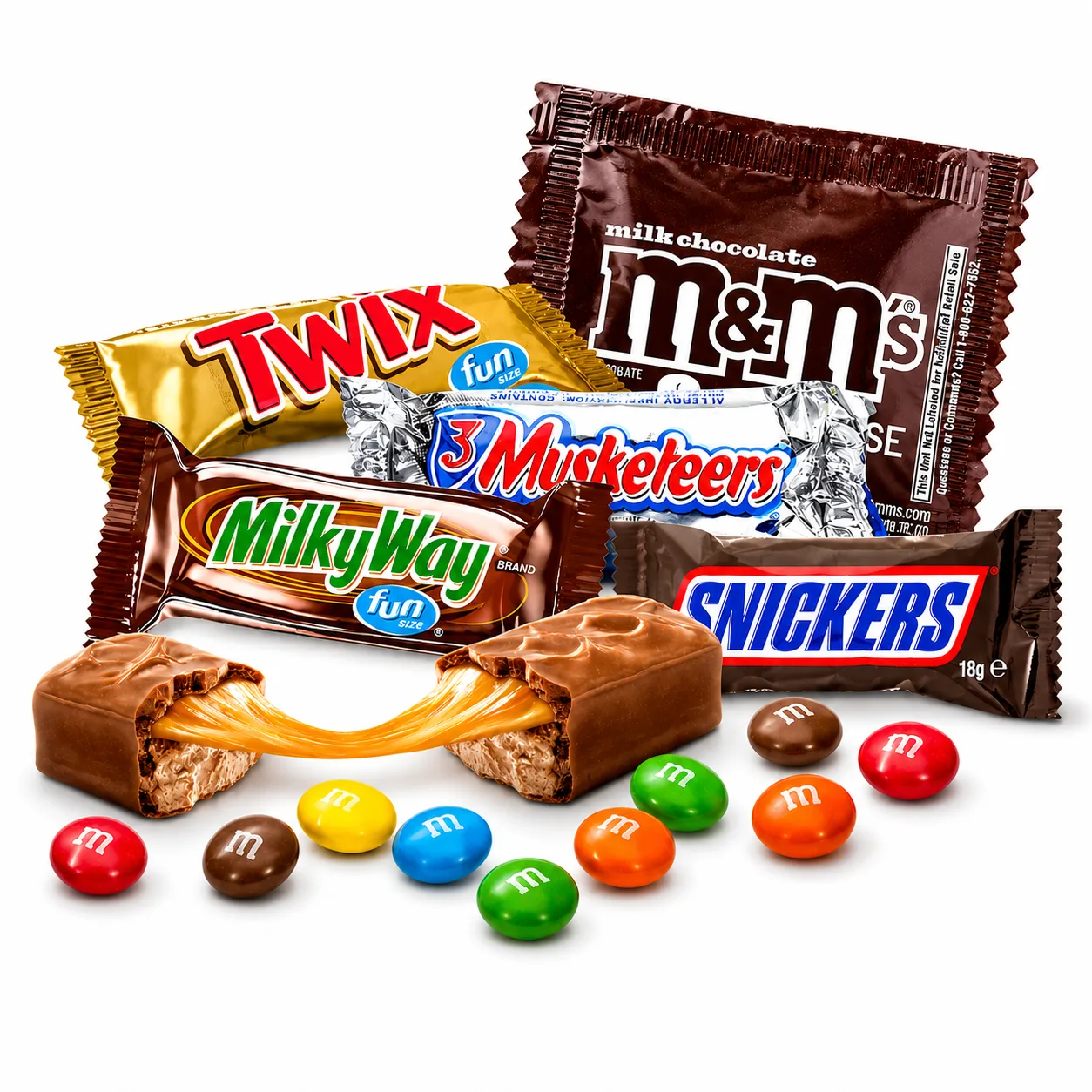 Candy In Bulk - Chocolate Mix with Snickers, Twix, Milky Way and M&M's