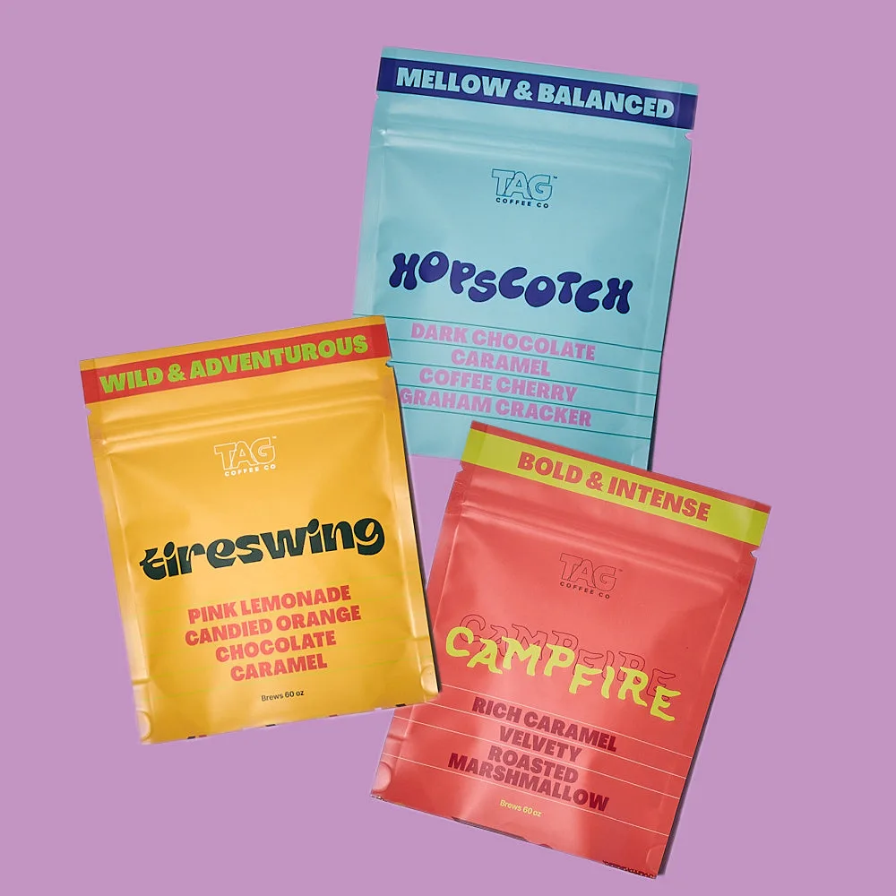 Tag Coffee Co - Sampler Pack: Three Best-Sellers