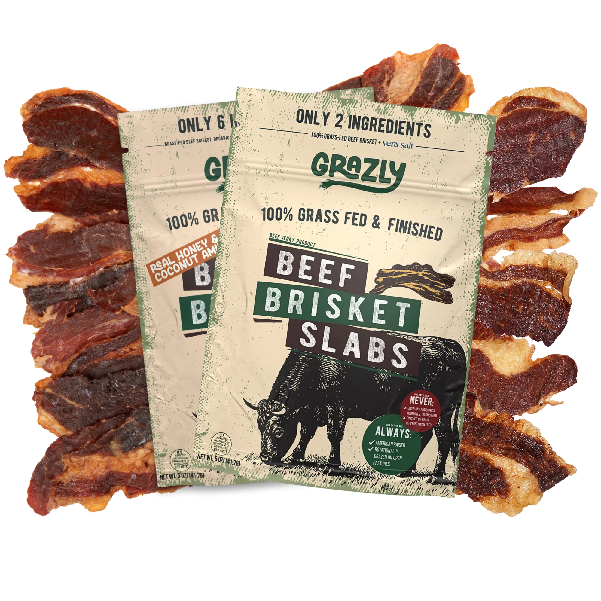 Grazly - Grass-fed beef brisket slabs