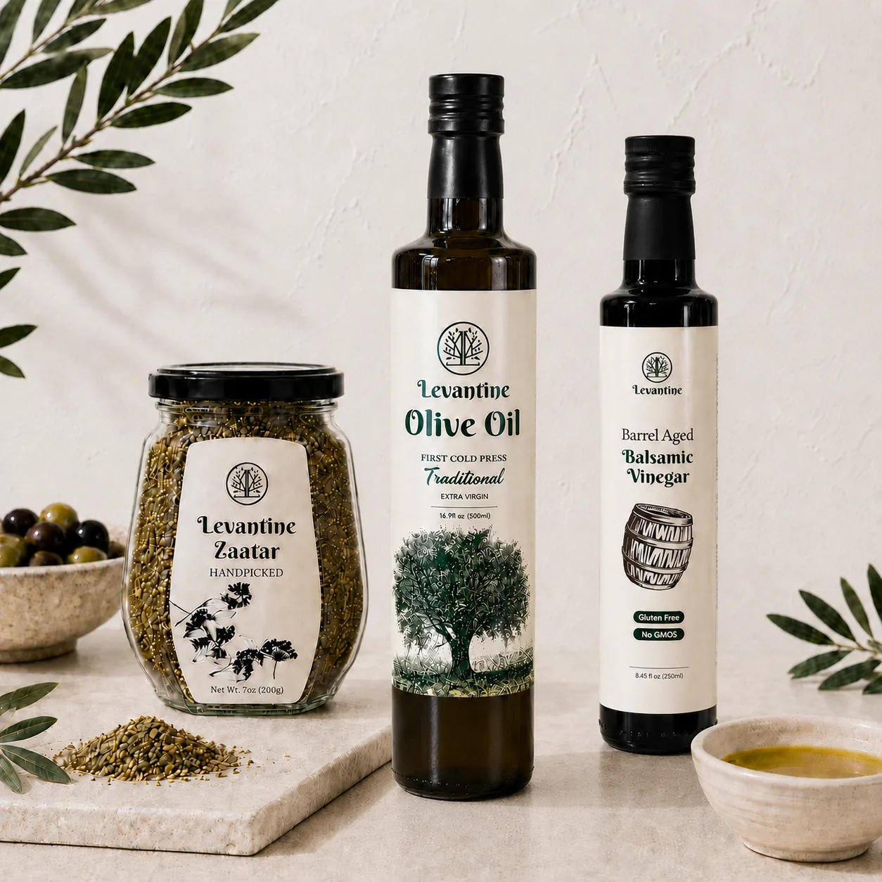 Levantine Goods - Levantine olive oil, zaatar and barrel aged balsamic