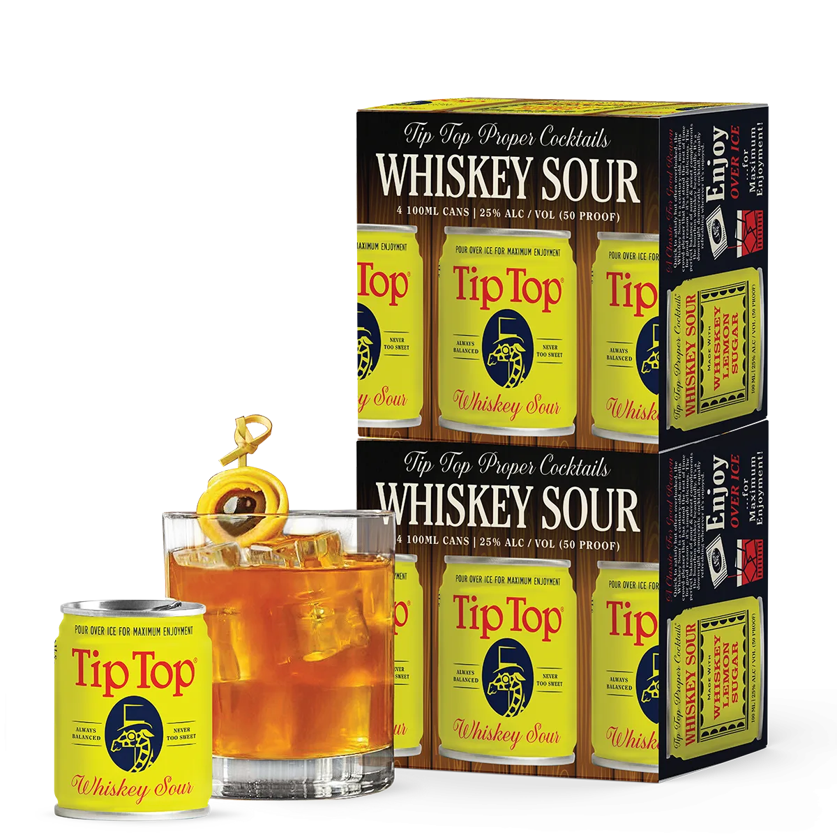 Tip Top Cocktails - Tip Top canned Whiskey Sour cocktail