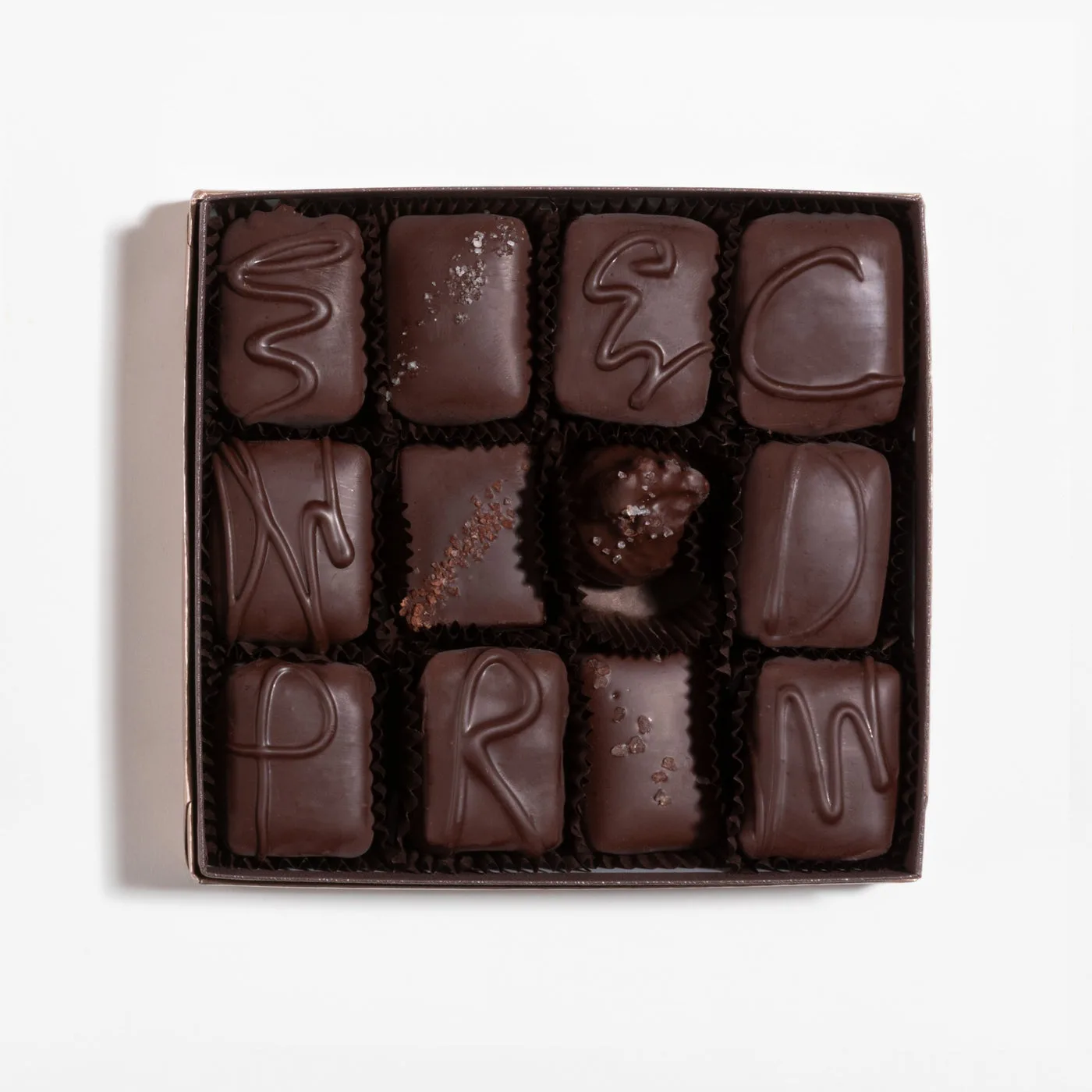 Charles Chocolates - 12 Piece Signature Handcrafted Chocolate Collection