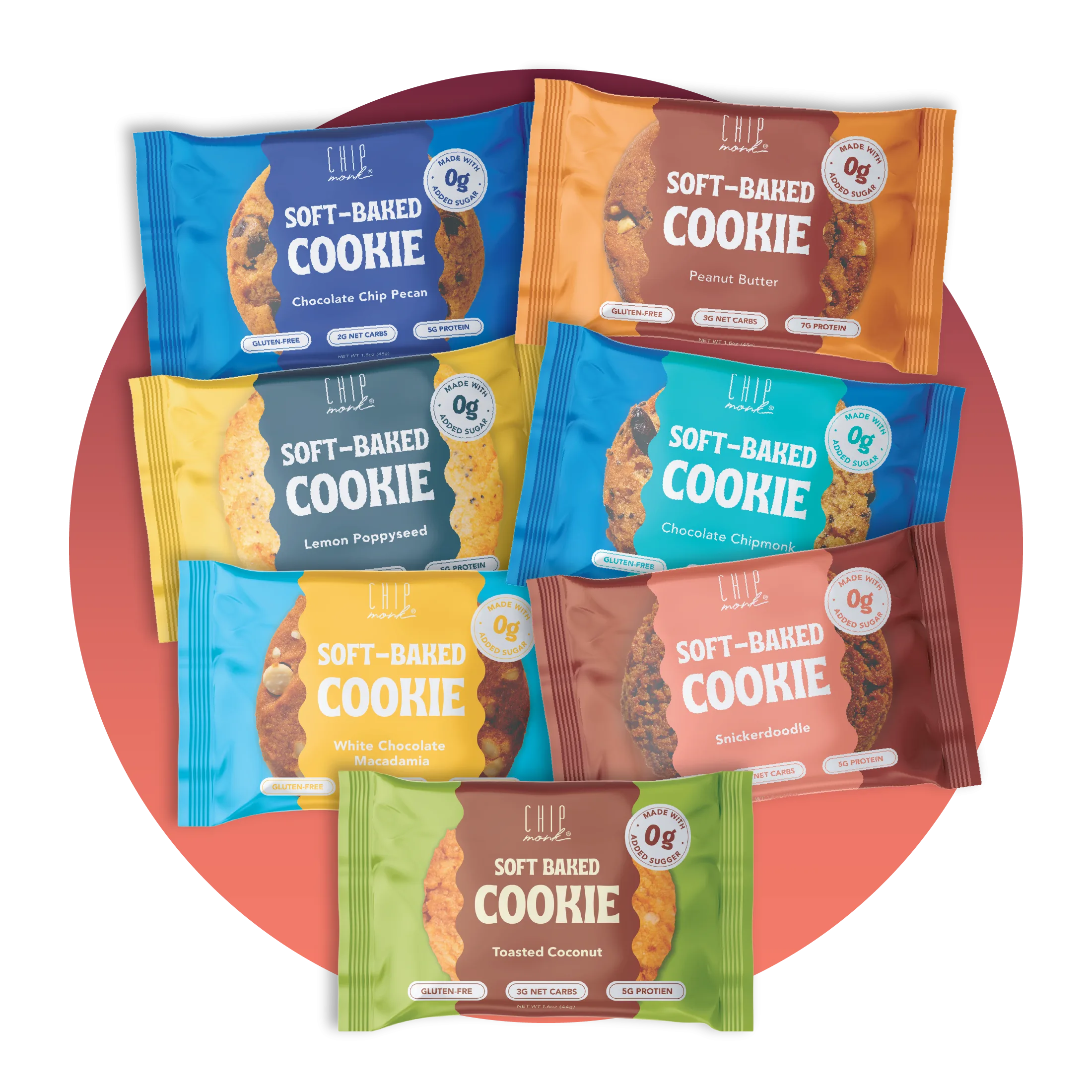 ChipMonk Baking - ChipMonk keto cookies variety pack