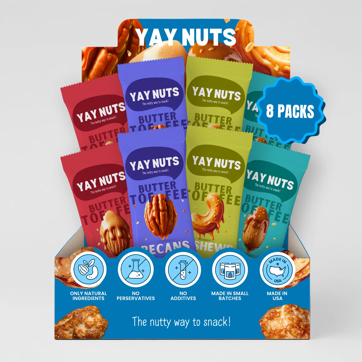 Yay Nuts - Butter Toffee Variety Box