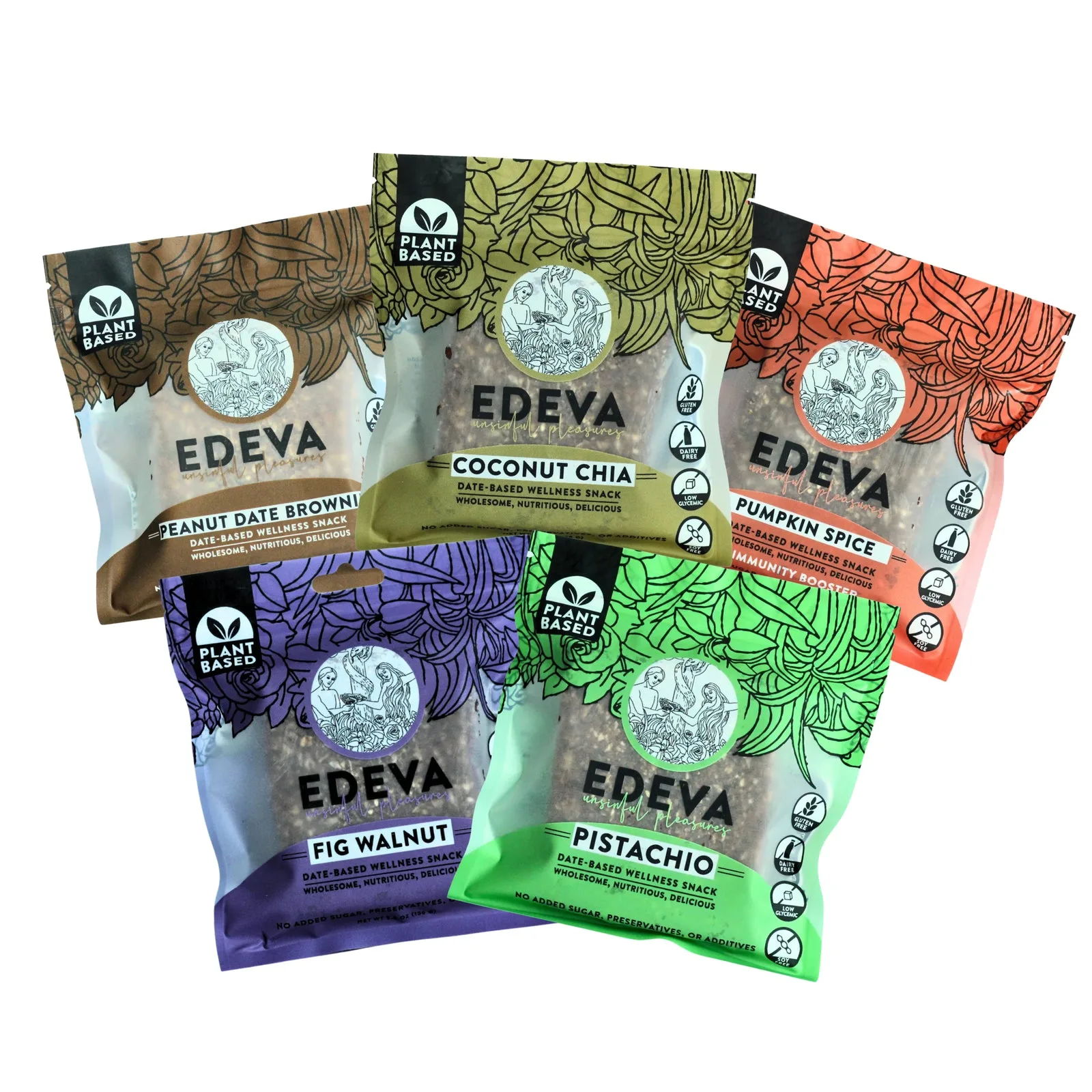 Edeva Snacks - Wellness Bars Variety Pack