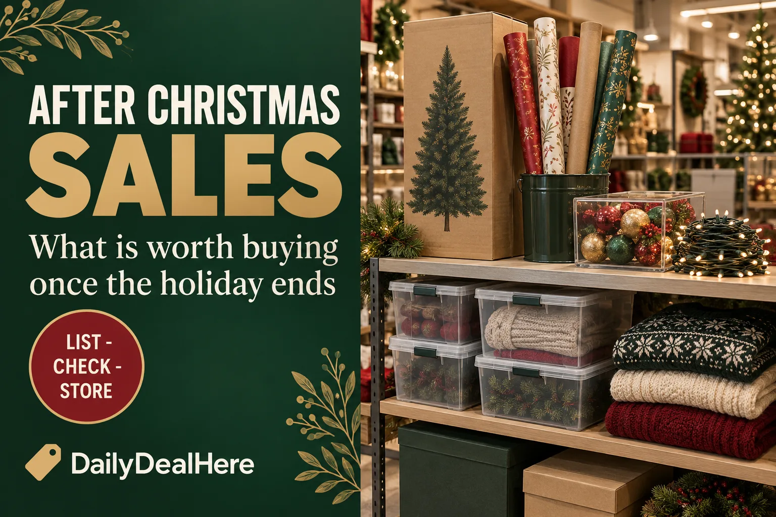 After Christmas Sales: What Is Actually Worth Buying