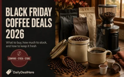 Buy beans, not ground, if you are stocking up