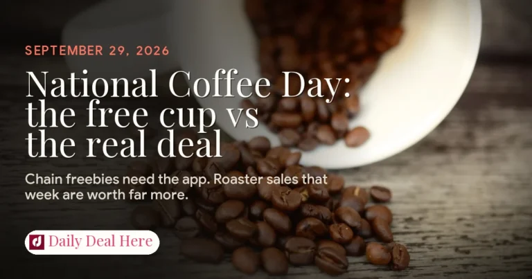 National Coffee Day 2026 Deals