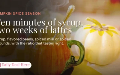 Pumpkin Spice Coffee at Home