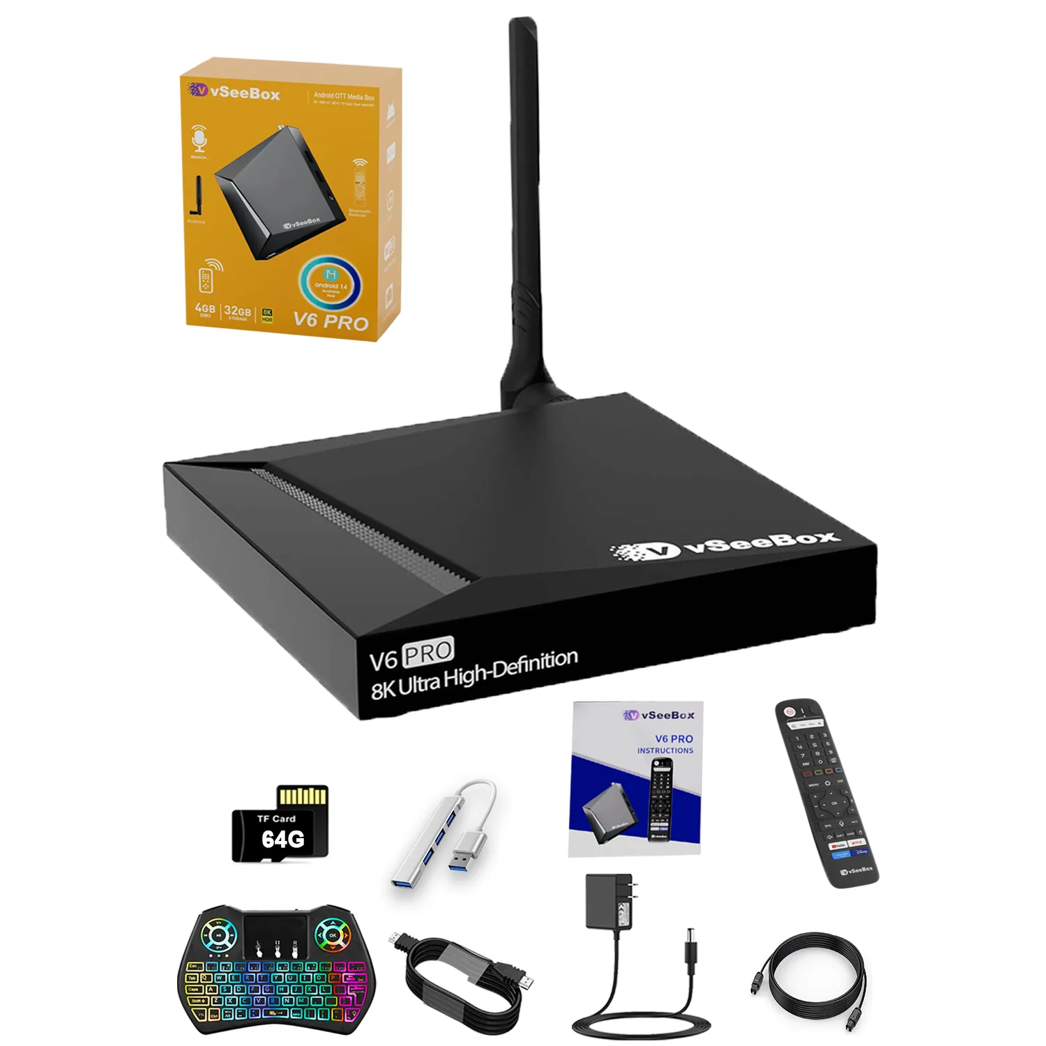 vSeeBox - vSeeBox V6 Pro Android TV box