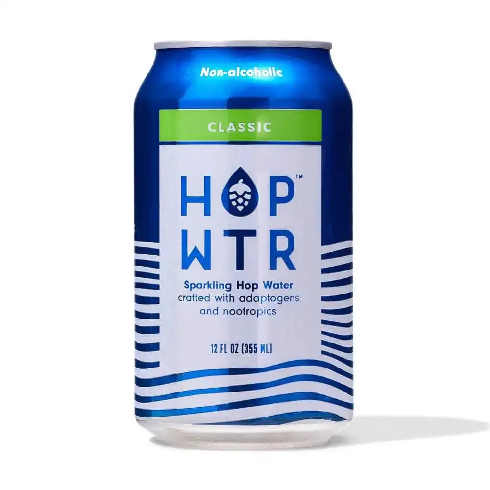 HOPWTR - HOPWTR sparkling hop water in its Classic flavor.