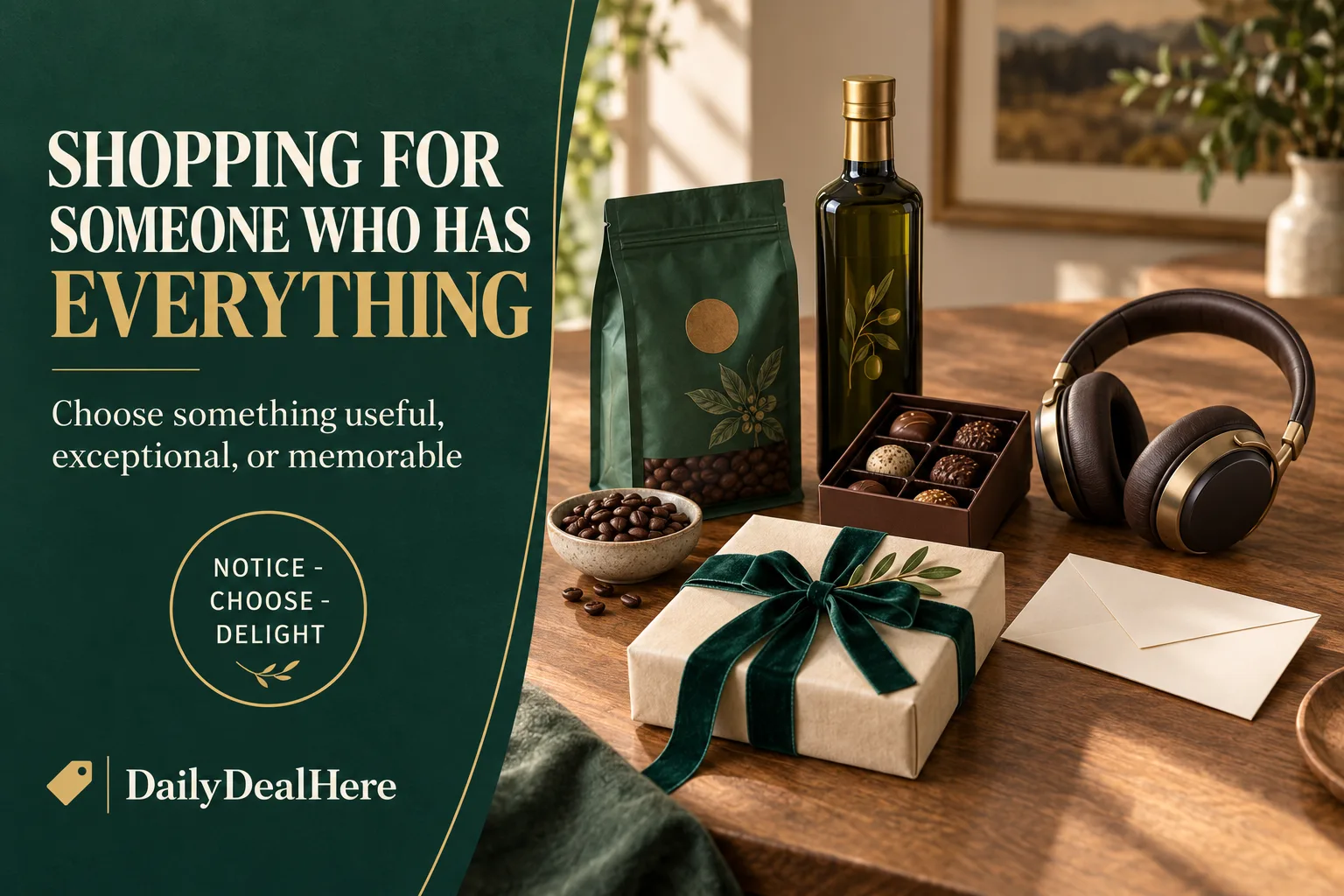 How to Shop for Someone Who Has Everything