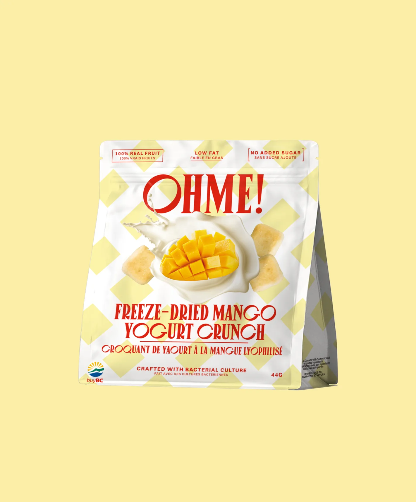 OHME! - Freeze-dried mango yogurt crunch